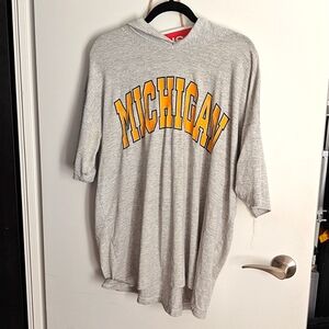 Starter Michigan Grey SS XL Hoodie Retro